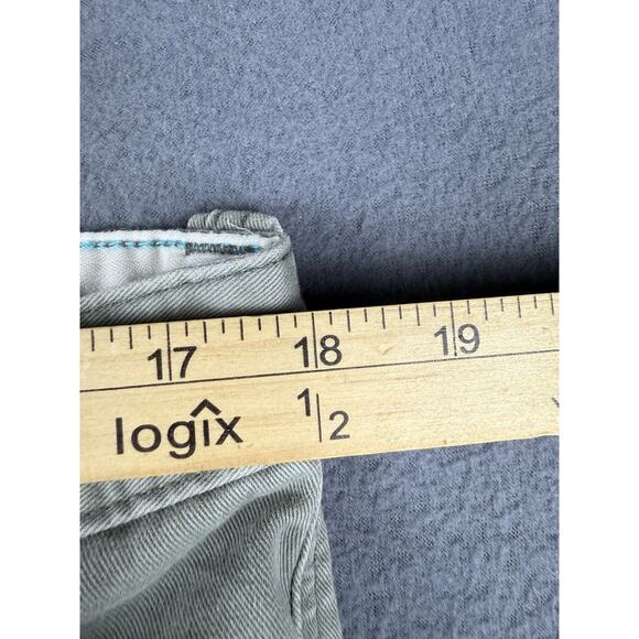 Vintage Levi's Cargo Shorts Mens 36 Olive Green Y2K Distressed Hiking Outdoors - Picture 5 of 9